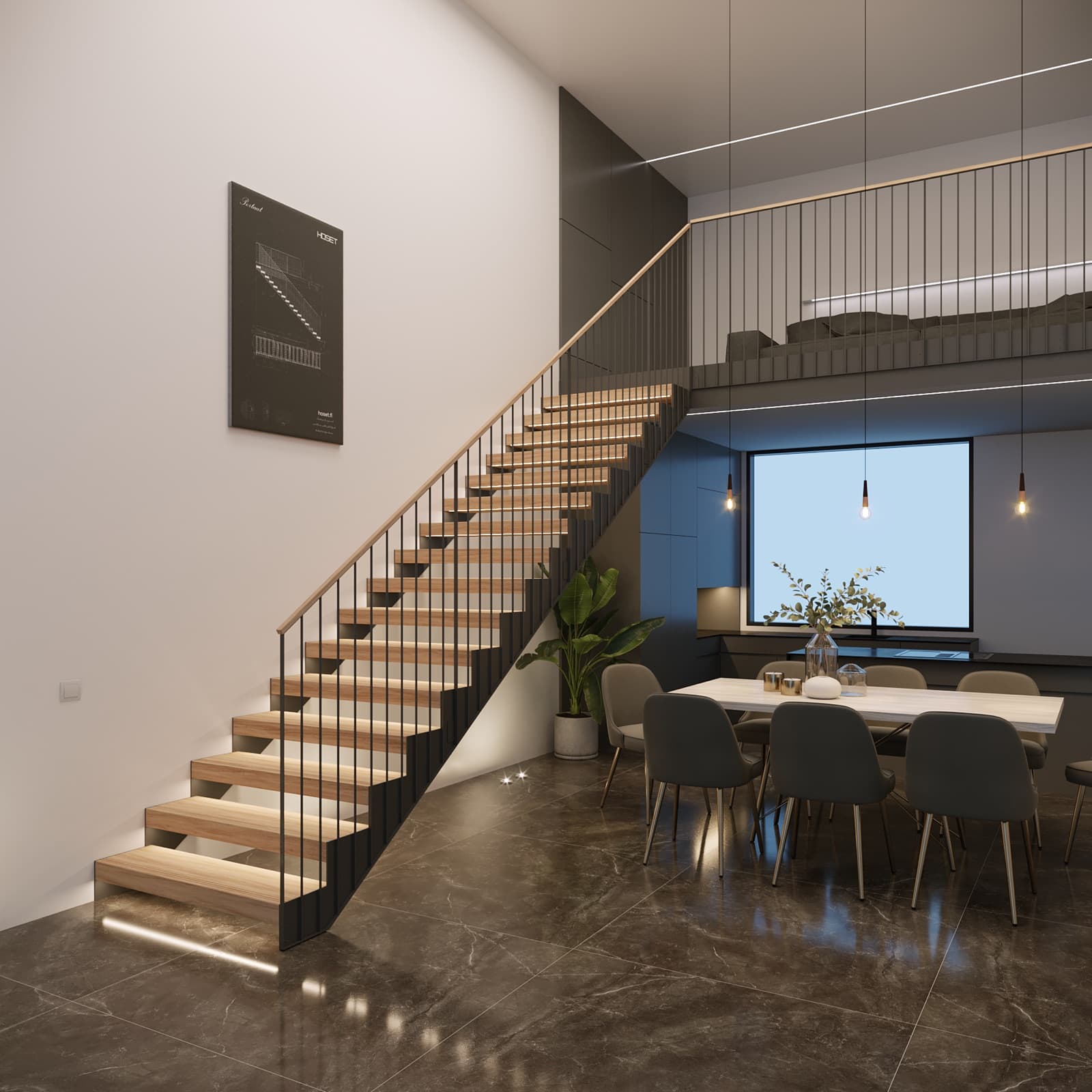 SPANISH STEEL STAIRS